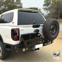 OUTBACK ACCESSORIES, NEXT GEN RANGER REAR WHEEL CARRIER BAR COMPLETE