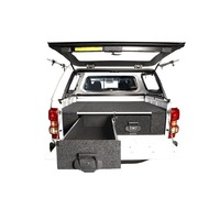 4WD INTERIORS 1250 SERIES ROLLER DRAWERS TO SUIT TOYOTA HILUX SR 'J' DECK DUAL CAB (03/2005-2015)