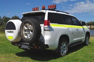 OUTBACK ACCESSORIES' DUAL WHEEL CARRIER TO SUIT TOYOTA PRADO 150 LWB & SWB