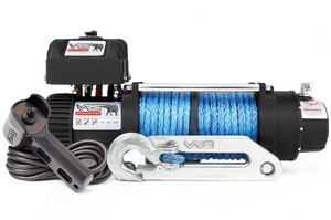 VRS V12500S WINCH W/ SYNTHETIC ROPE - 12500 LB (5670KGS) SINGLE LINE