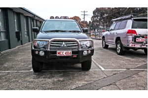 MCC 'FALCON STAINLESS 3 LOOP' BULL BAR -TO SUITMITSUBISHI TRITON ML ,TRITON MN 0 & CHALLENGER (PB-PC)