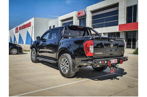 MCC HEAVY DUTY STEEL SIDE STEP BLACK TO NISSAN NAVARA NP300 06/2015-ON