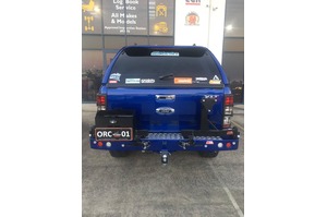 MCC REAR WHEEL CARRIER BARS - FORD RANGER MKI, MKII, MKIII & MAZDA BT50 10/2011 - 05/2020 (ALL TECH & NON TECH MODELS)