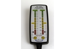 NATIONAL LUNA DUAL BATTERY MONITOR WITH ALARM