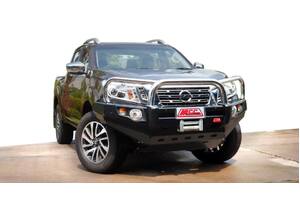 MCC 'FALCON STAINLESS 3 LOOP' BULL BAR W/ FOG LIGHT & PLATES TO SUIT NISSAN NAVARA NP300 06/2015-ON