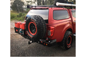 MCC SINGLE WHEEL AND DOUBLE JERRY CARRIER TO SUIT NISSAN NAVARA NP300 06/2015-ON