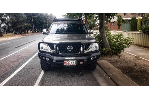 MCC ROCKER SANDBLACK TRIPLE LOOP W/ FOGS & PLATES TO SUIT NISSAN PATROL GU Y62 02/2013-ON