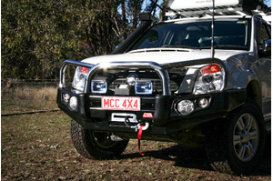 MCC FALCON STAINLESS TRIPLE LOOP W/ PLATES TO SUIT HOLDEN RODEO (03/2007-07/2008) & ISUZU D-MAX (08/12)