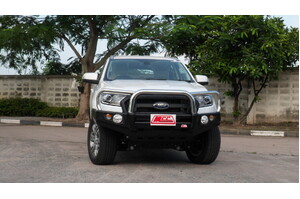 MCC FALCON STAINLESS TRIPLE LOOP BULL BAR - FORD PX RANGER MKII / MKIII & EVEREST 10/2015 ON (NO TECH PACK)