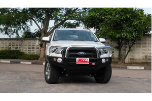 MCC FALCON STAINLESS TRIPLE LOOP BULL BAR - FORD PX RANGER MKII / MKIII & EVEREST 10/2015 ON (NO TECH PACK)