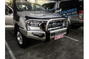 MCC PHOENIX BULL BAR 3 LOOP STAINLESS - FORD RANGER MKII, EVEREST 2015-2018 (WITH TECH PACK) FORD RANGER MKIII 2019 ON (NO TECH PACK)