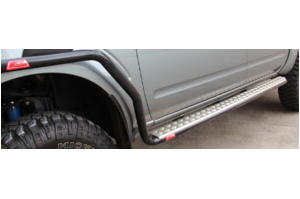 MCC SIDE STEPS & RAIL BLACK TO SUIT FORD RANGER PJ, PK & MAZDA BT50 2007 - 2011