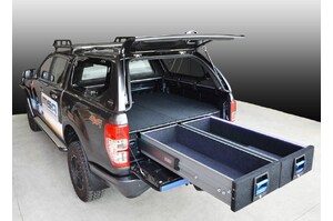 MSA 4X4 1350 COMPLETE DOUBLE DRAWER SYSTEM TO SUIT FORD RANGER & MAZDA BT50 (2011-2021)