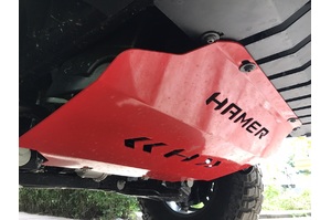 HAMER BASH PLATE (RED) TO SUIT TOYOTA HILUX (2015 -2020)