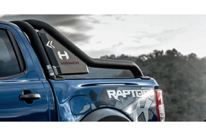 HAMER EXTENDED PREMIUM SPORTS BAR TO SUIT FORD RANGER & RAPTOR, TOYOTA HILUX, NISSAN NAVARA & MAZDA BT50