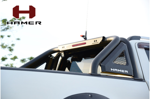 HAMER KNIGHT SERIES SPORTS BAR TO SUIT FORD RANGER & RAPTOR, MAZDA BT50, NISSAN NAVARA & TOYOTA HILUX