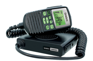 Uniden 80 Channel Mini Compact UHF CB Mobile Radio with Remote Speaker Mic (UH5060)