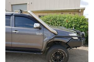 ORC M SPEC BRUSHED STAINLESS SNORKEL TO SUIT TOYOTA HILUX N70 03/2005-09/2015
