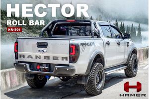 HAMER HECTOR SERIES SPORTS BAR TO SUIT FORD RANGER & RAPTOR, MAZDA BT50, NISSAN NAVARA & TOYOTA HILUX