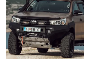 RIVAL ALLOY FRONT BUMPER TO SUIT TOYOTA HILUX REVO (2015-2018)