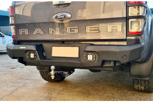 RIVAL ALLOY REAR BUMPER TO SUIT FORD RANGER (2011-2021)