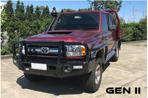 MAX GEN II BULL BAR TO SUIT TOYOTA L/CRUISER 70S V8 (04/2007 ON, EXCEPT S/C 10/2016)