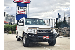 MCC FALCON STAINLESS TRIPLE LOOP BULL BAR W/UBP TO SUIT MITSUBISHI PAJERO (NS,NW,NX,NT) 2006 - PRESESNT