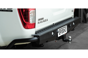 PIAK PREMIUM REAR STEP TOW BAR WITH SIDE PROTECTION TO SUIT NISSAN NAVARA NP300 (2015-2020)