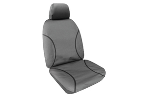 SPERLING REAR SEAT COVER (TRADIES CANVAS GREY) TO SUIT FORD RANGER & MAZDA BT50 DUAL CABS (2011-2015)