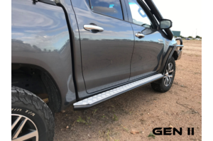 MAX GEN II SIDE STEPS TO SUIT TOYOTA HILUX MY19 DUAL CAB