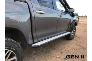 MAX GENII SIDE STEPS TO SUIT TOYOTA HILUX MY19 DUAL CAB