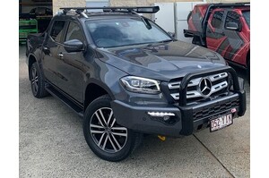 MCC PHOENIX BLACK SINGLE LOOP BULLBAR W/ FOGS & UBP TO SUIT MERCEDES X CLASS 07/17-20