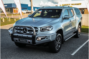 MCC PHOENIX STAINLESS 3 LOOP BAR W/ STAINLESS SINGLE LOOP,FOGS & PLATES TO SUIT MERCEDES X-CLASS 07/17-20