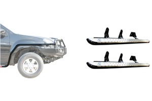 MCC SANDBLACK SIDE STEP W/ SWIVEL AND RAIL TO SUIT ISUZU DMAX 2020 ON