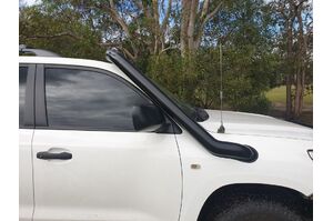 ORC M SPEC POWDER COAT SATIN BLACK SNORKEL - NISSAN NAVARA NP300 WIDE BODY W/PREMIUM WASHER BOTTLE