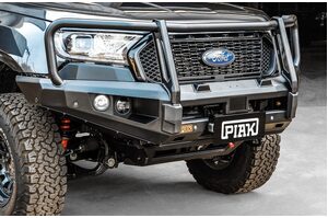 PIAK ELITE POST BAR W/ ORANGE TOW POINTS & BLACK UBP TO SUIT FORD RANGER & EVEREST (2015-2021)