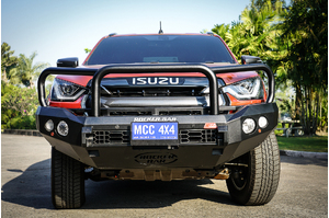 MCC ROCKER TRIPLE LOOP BAR W/ FOG & PLATES TO SUIT ISUZU D-MAX 10/2019- ON