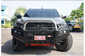 MCC FALCON STAINLESS SINGLE LOOP BAR W/UBP & FOGS TO SUIT MAZDA BT50 2021 ON
