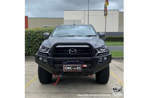 MCC FALCON BLACK SINGLE LOOP BAR W/UBP & FOGS TO SUIT MAZDA BT50 2021 ON