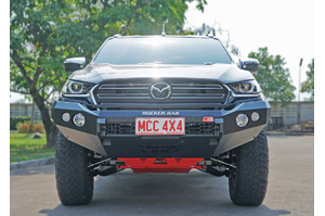 MCC NO LOOP ROCKER BAR W/FOGS (SQUARE LIGHTS) TO SUIT MAZDA BT50 2021 ON