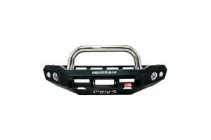 MCC STAINLESS SINGLE LOOP ROCKER BAR W/UBP & FOGS TO SUIT MAZDA BT50 2021 ON