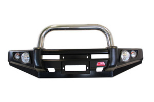 MCC FALCON STAINLESS SINGLE LOOP BULLBAR W/ PLATES TO SUIT MITSUBISHI PAJERO SPORT 2020 ON