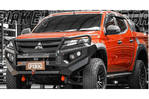 PIAK ELITE POST BAR W/ORANGE TOW POINTS & BLACK UBP TO SUIT MITSUBISHI TRITON MR (2019-ON)