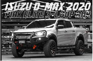 PIAK ELITE POST BAR W/ORANGE TOW POINTS & BLACK UBP TO SUIT ISUZU DMAX (2020-ON)