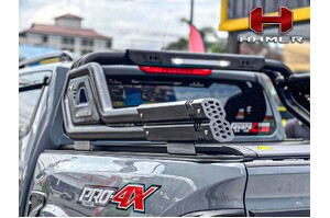 HAMER NIGHT FURY SERIES SPORTS BAR TO SUIT FORD RANGER & RAPTOR, MAZDA BT50, NISSAN NAVARA & TOYOTA HILUX