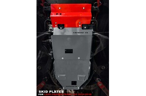 HAMER BASH PLATE (RED) TO SUIT TOYOTA PRADO 150 SERIES (2009-ON)