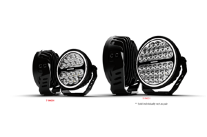 STEALTH HALO SERIES - LED DRIVING LIGHT 7' WITH HALO DRL (SOLD INDIVIDUALLY)