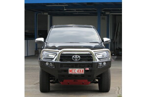 MCC FALCON STAINLESS TRIPLE LOOP BAR W/UBP TO SUIT TOYOTA HILUX REVO (MK8) FACELIFT 2020 ON