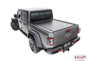 Roll R Cover Series 3 To Suit Dual Cab (No Sports Bar). Only Compatible With Tail Rail System - Jeep Gladiator 2020 ON