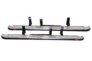 MCC HEAVY DUTY STEEL SIDE STEP BLACK (DUAL CAB ONLY) TO SUIT MERCEDES BENZ X-CLASS 07/2017-20